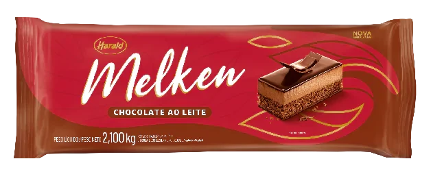 Chocolate Melken ao Leite em Barra 2,100 kg
